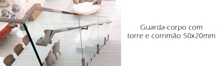 Guarda-corpo torre com corrimão