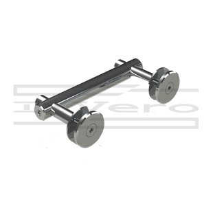 Suporte Regulável Vidro/Vidro 180°___D1517