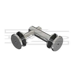 Suporte Regulavel Vidro/Vidro 90°___D1515