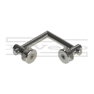 Suporte Regulavel Vidro/Vidro 90° Externo___D1516