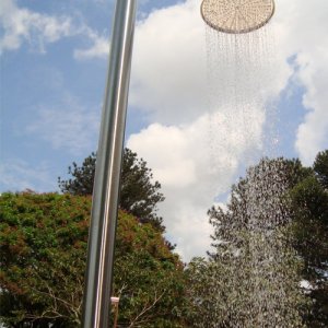 Estrutura para ducha em inox